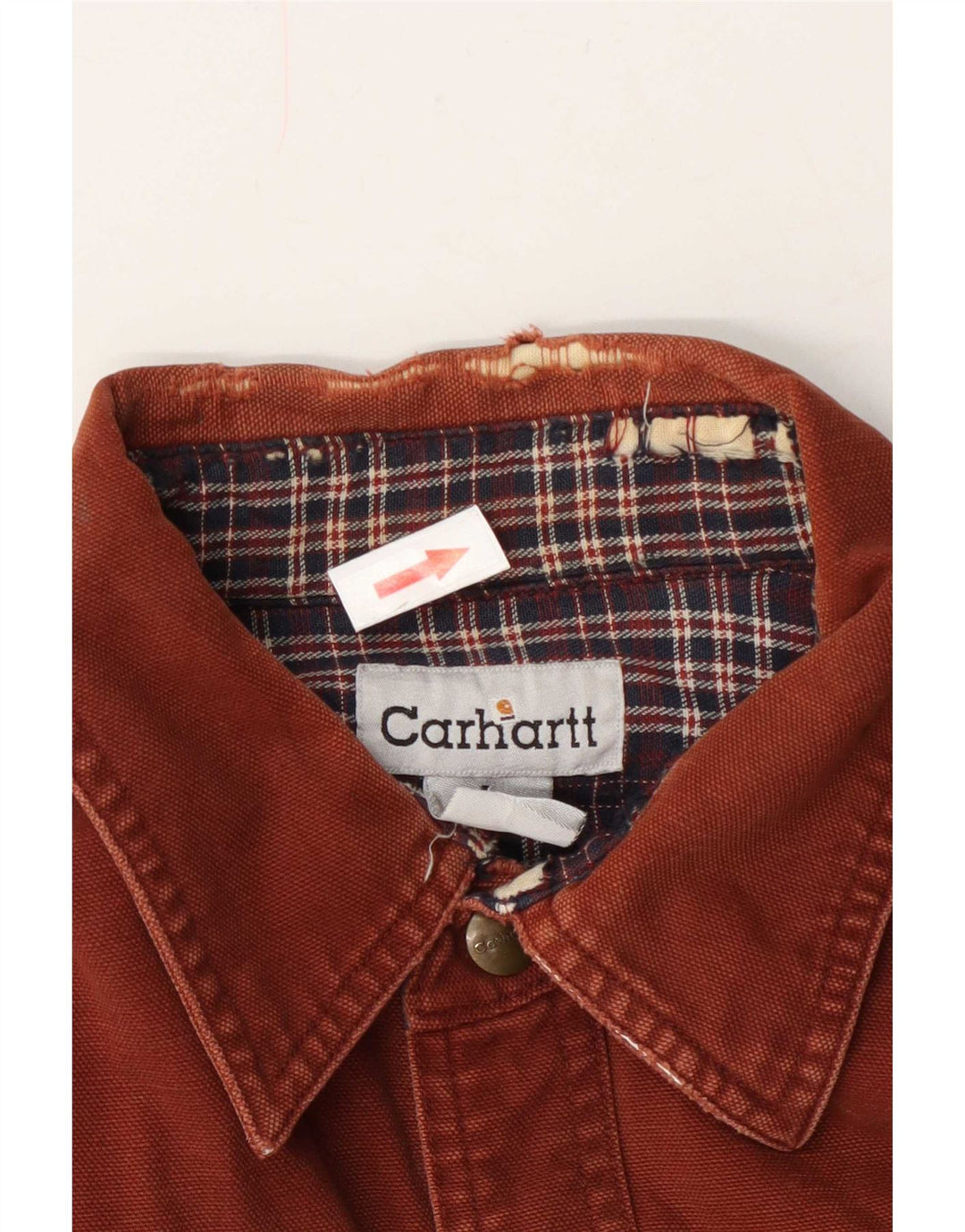 Ανδρικό πουκάμισο Carhartt Ξυλοκόπος μεγάλο καφέ βαμβακερό