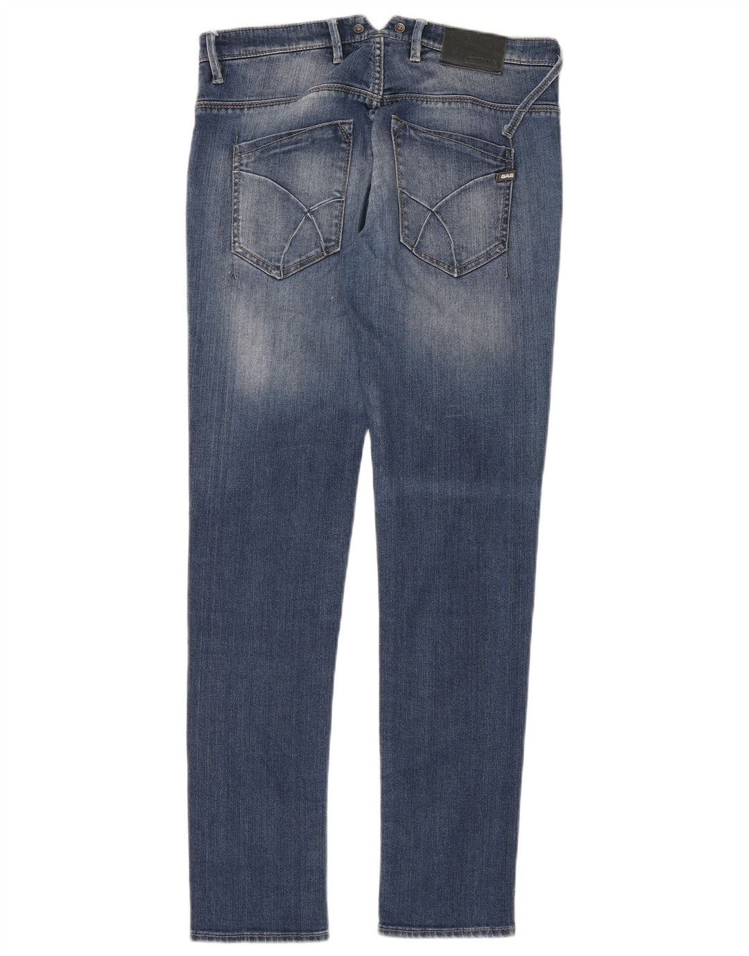 Gas Γυναικείο Slim Jeans W26 L30 Μπλε Βαμβακερό
