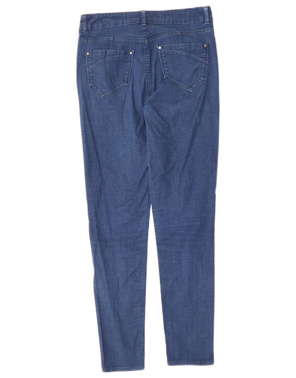 Karen Millen Γυναικεία Skinny Jeans UK 10 Small W28 L28 Navy Blue Cotton