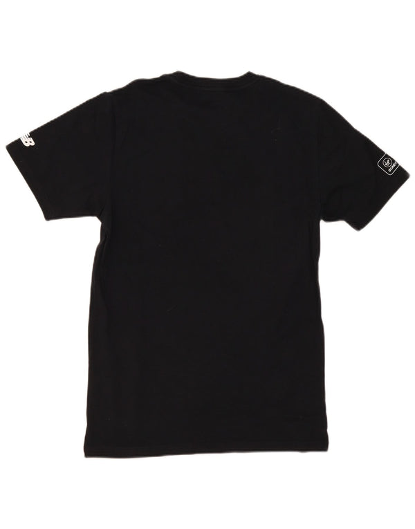 New Balance Ανδρικό γραφικό μπλουζάκι London Top Small μαύρο βαμβακερό
