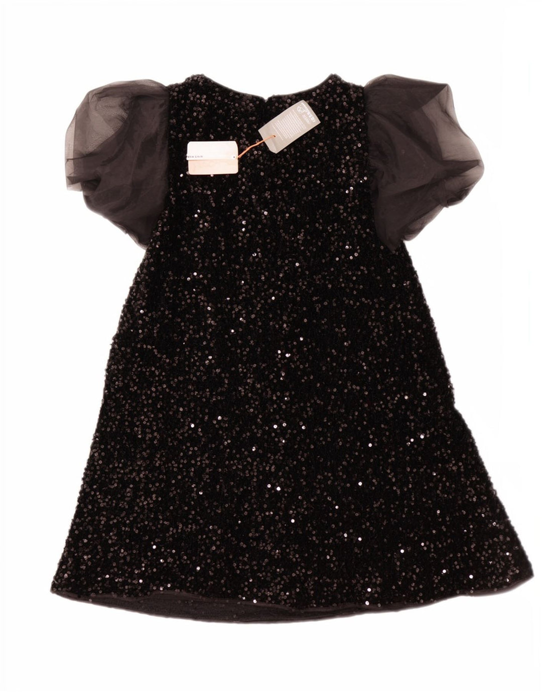Φόρεμα Monsoon Girls Sequin A-Line 12-13 Years Black Polyester