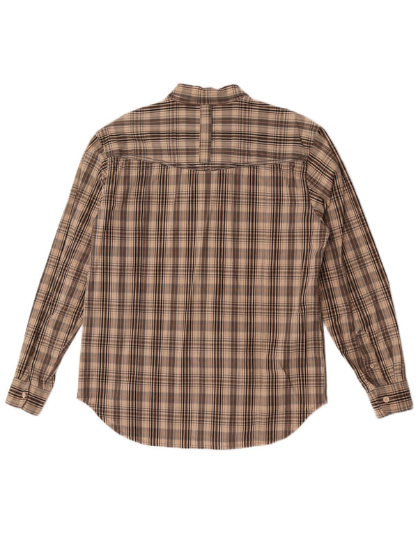 Ανδρικό πουκάμισο Wrangler Greensboro XL Brown Check Cotton
