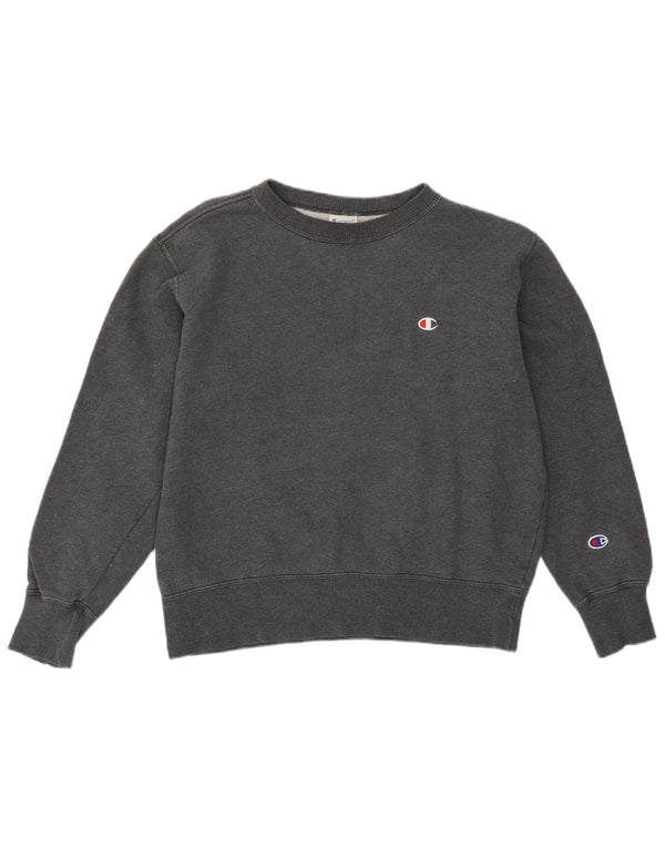 Champion Γυναικείο φούτερ μεγάλου μεγέθους Jumper UK 10 Small Grey Cotton