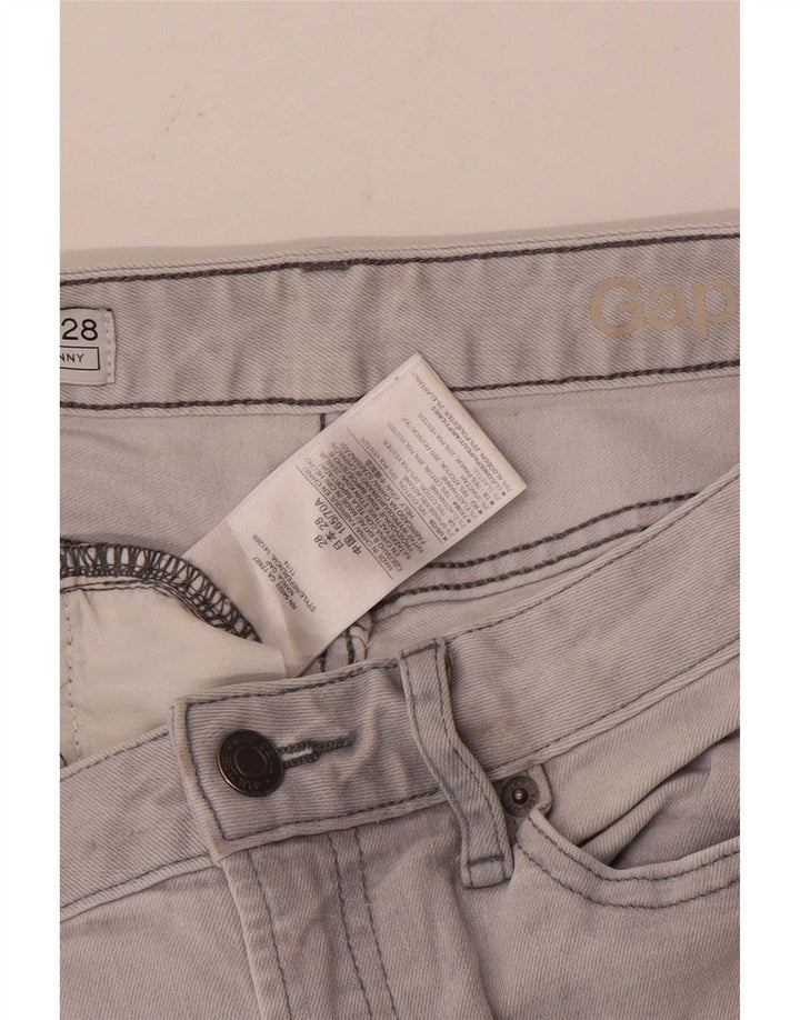 Gap Γυναικείο Skinny Jeans W28 L28 Γκρι βαμβακερό