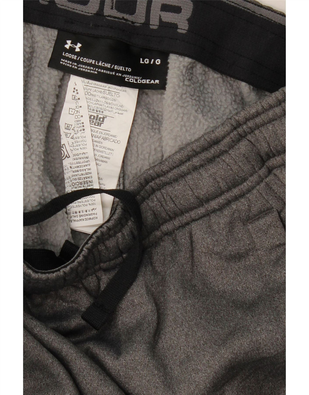 Ανδρική φόρμα UNDER Armour Cold Gear Loose Fit Παντελόνι Γκρι μεγάλο