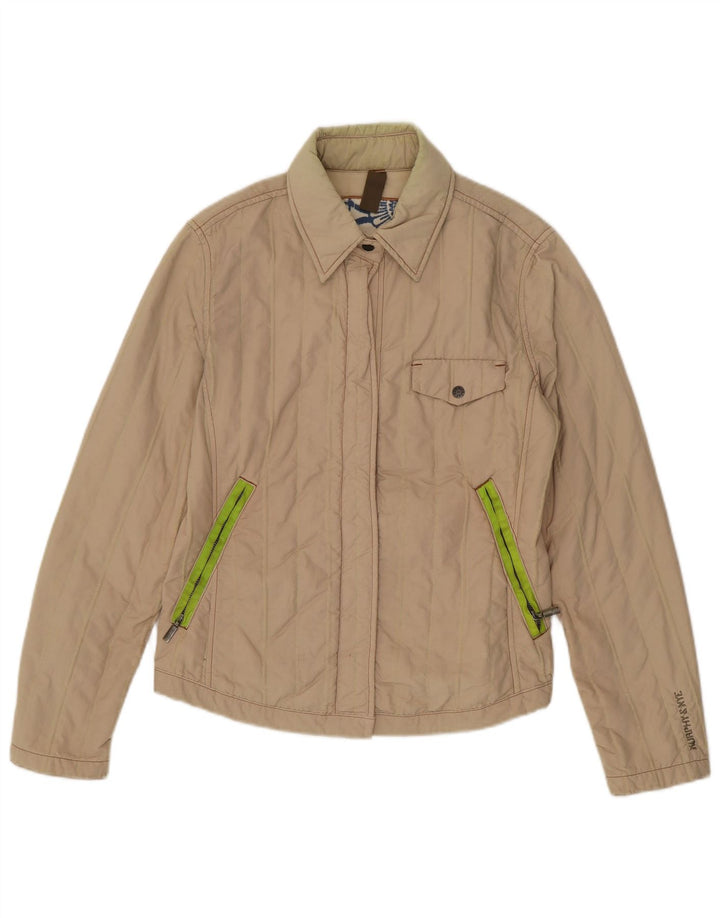 Murphy & Nye Γυναικείο Bomber Jacket UK 12 Medium Beige Polyamide