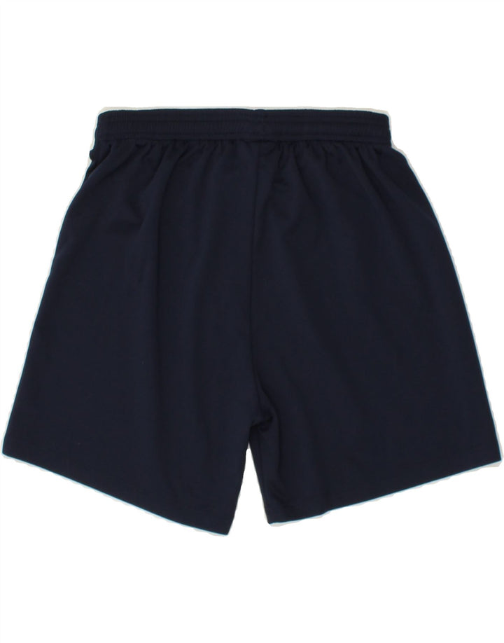 UMBRO Boys Sport Shorts 11-12 Years Navy Blue Polyester Vintage Umbro and Second-Hand Umbro from Messina Hembry 