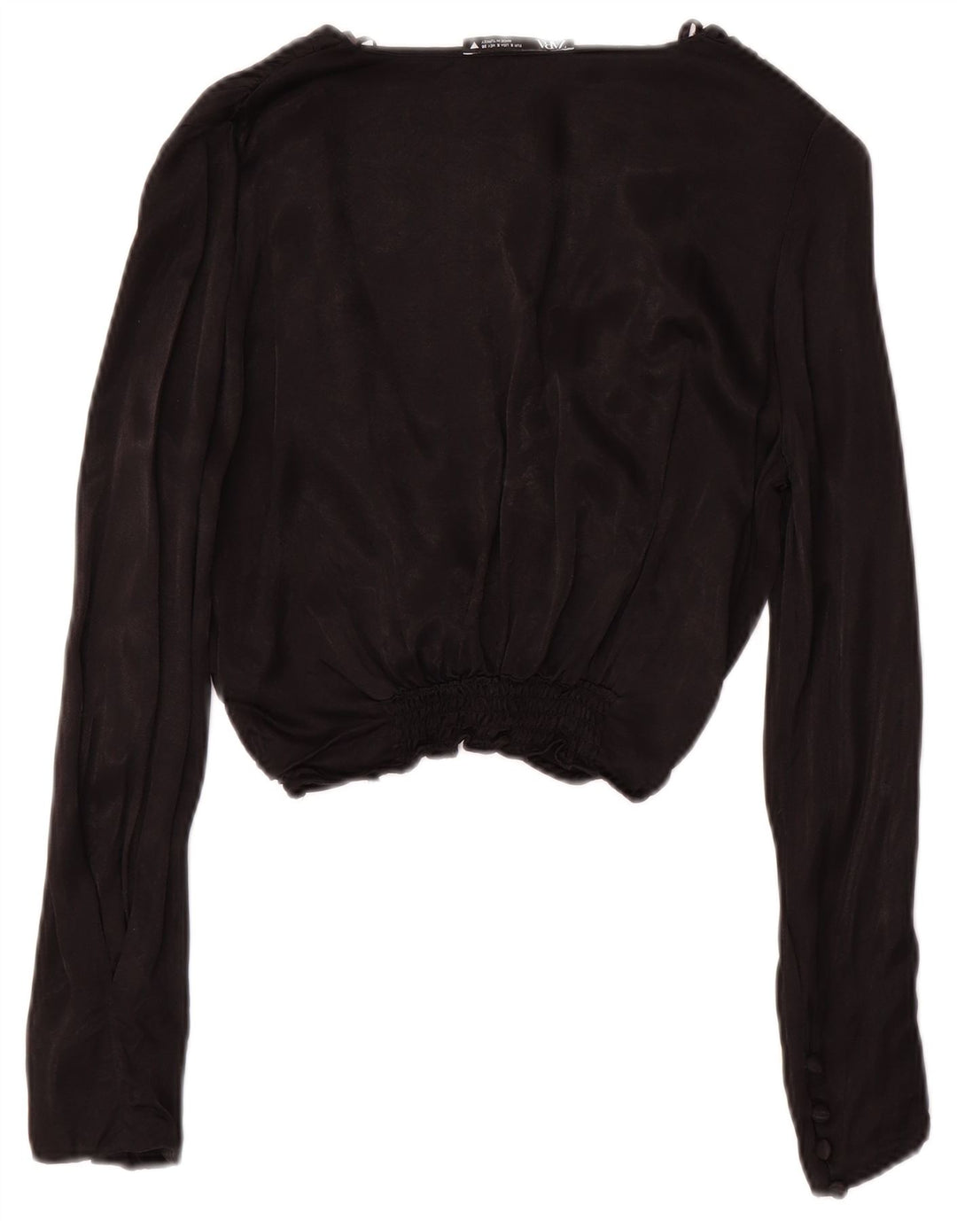 Zara Γυναικείο μακρυμάνικο τοπ UK 10 Small Black