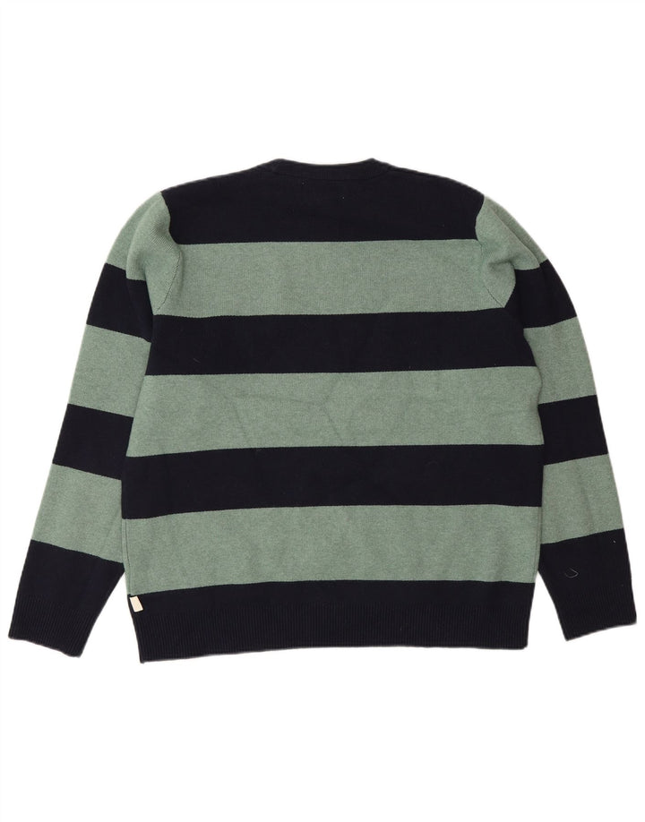 Marks & Spencer Γυναικείο πουλόβερ με λαιμόκοψη UK 16 Large Navy Blue