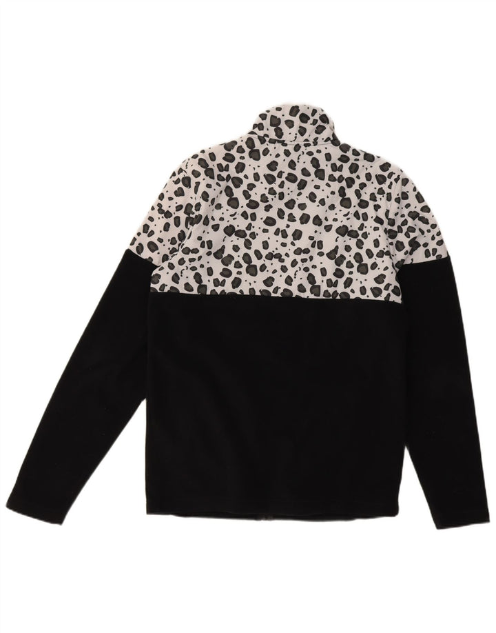 Ellesse Ανδρικό Fleece Jacket UK 36 Small Black Animal Print Polyester
