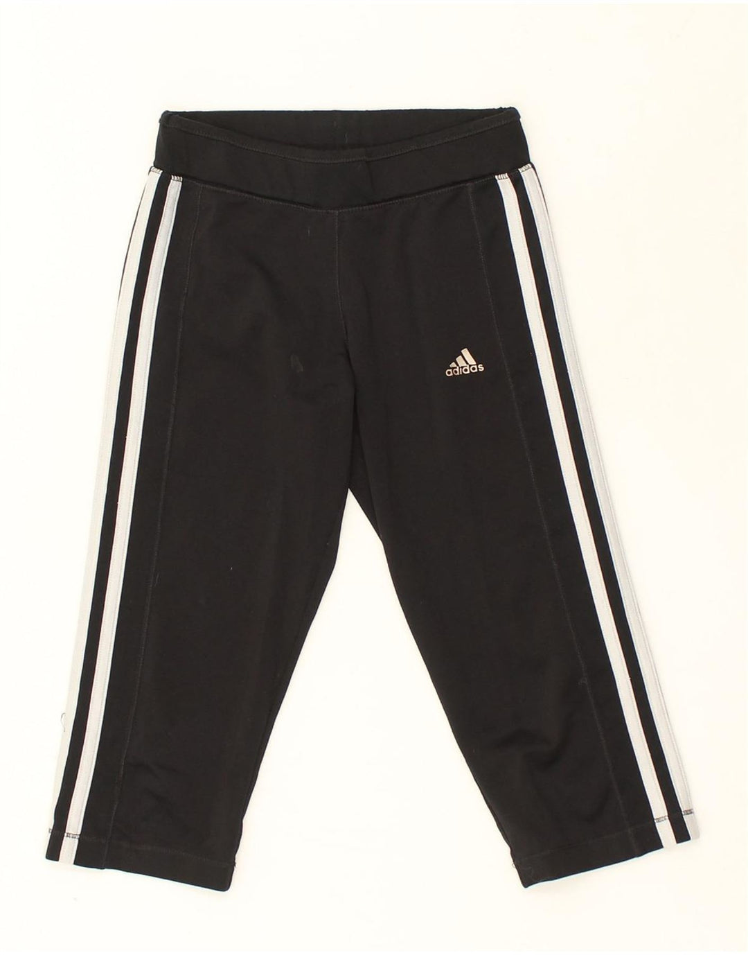 ADIDAS Boys Tracksuit Trousers 9-10 Years Black Polyester | Vintage Adidas | Thrift | Second-Hand Adidas | Used Clothing | Messina Hembry 