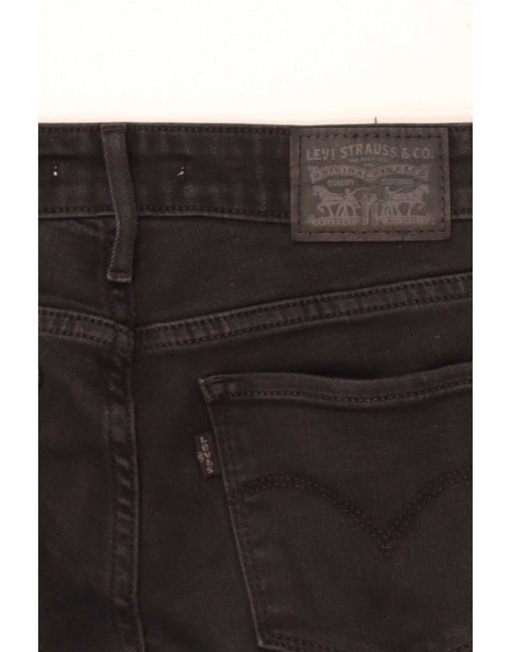 Levi's Womens 712 Slim Jeans W25 L29 Μαύρο