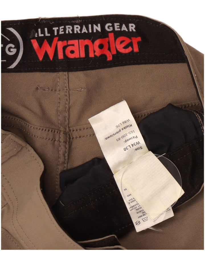 Ανδρικό παντελόνι Wrangler Straight Cargo W34 L30 Beige Polyamide