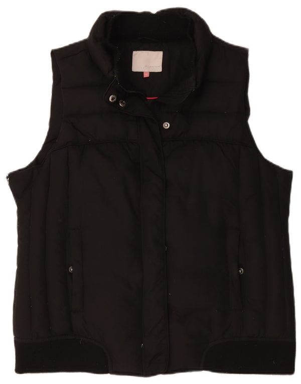 John Lewis Γυναικεία padded Gilet UK 16 Large Black Polyester