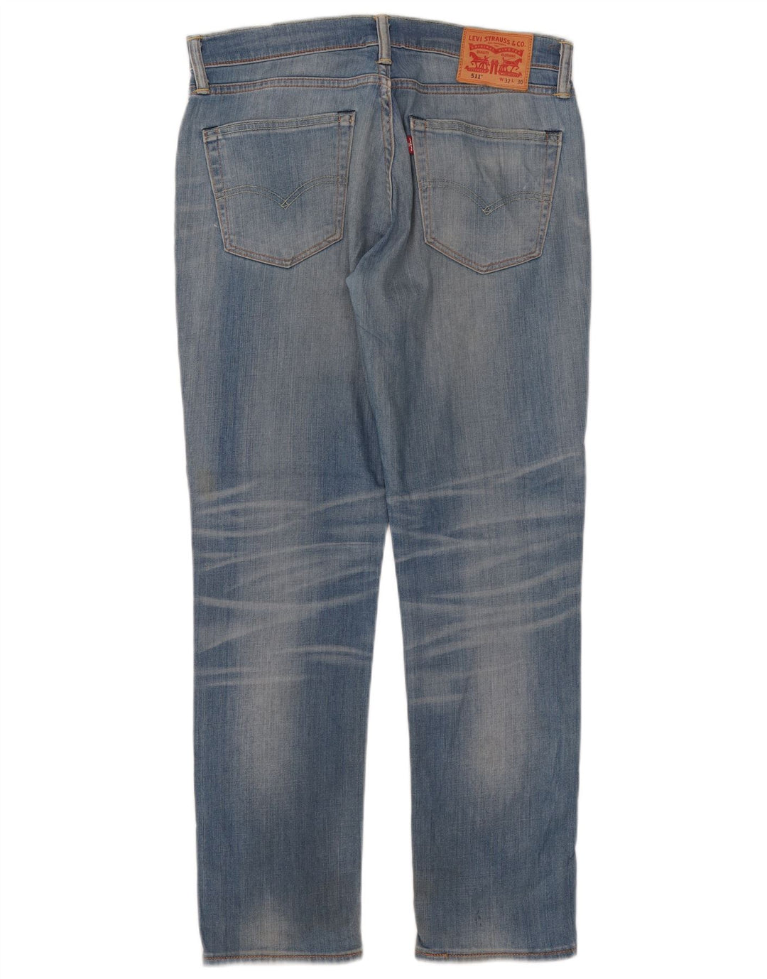 Levi's Mens 511 Slim Jeans W32 L30 Blue Cotton