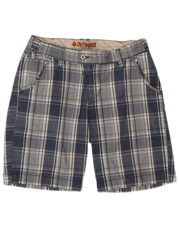 Ανδρικό σορτς Chino Outsider W30, μεσαίο μπλε, βαμβακερό