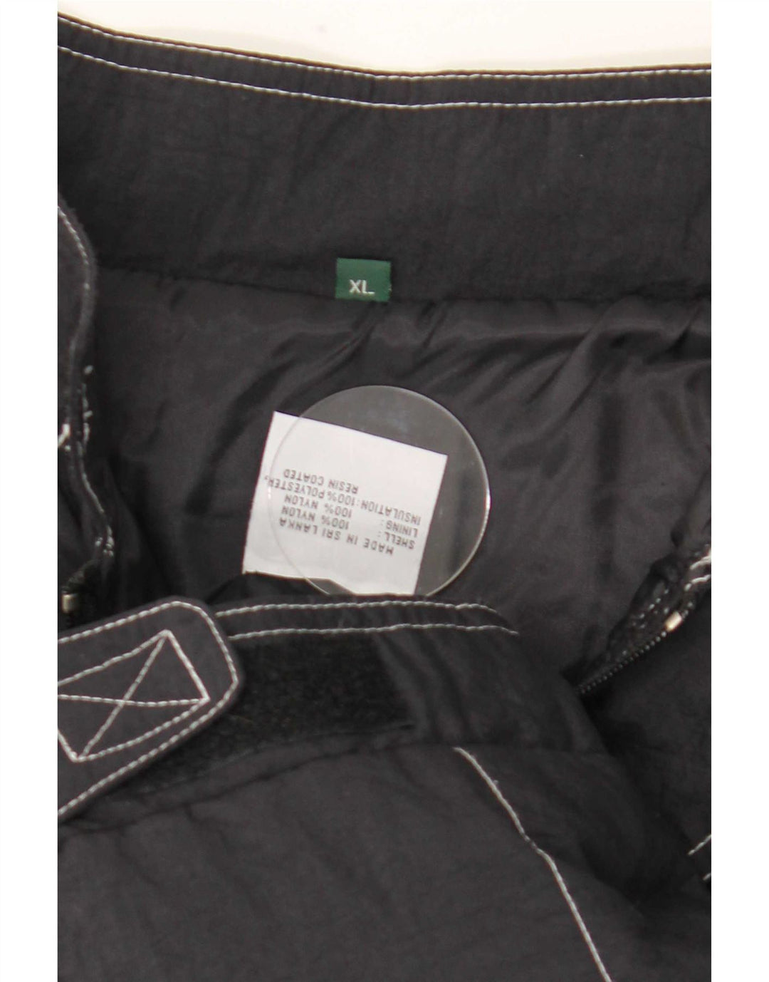 Formula One Mens Graphic Racer Jacket UK 42 XL Black Check Nylon