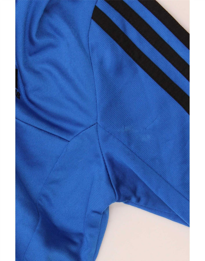 Adidas Boys αθλητική φόρμα Top Jacket 11-12 Years Blue Polyester