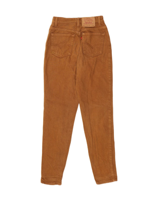 LEVI'S Womens 512 Slim Tapered Jeans Medium W28 L30 Καφέ βαμβακερό
