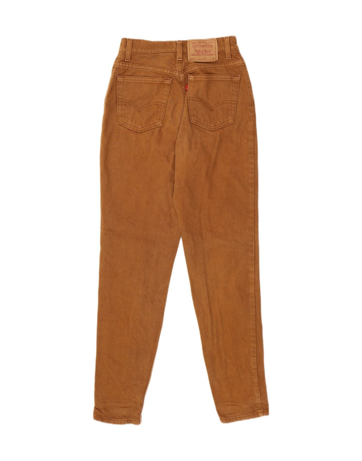 LEVI'S Womens 512 Slim Tapered Jeans Medium W28 L30 Καφέ βαμβακερό