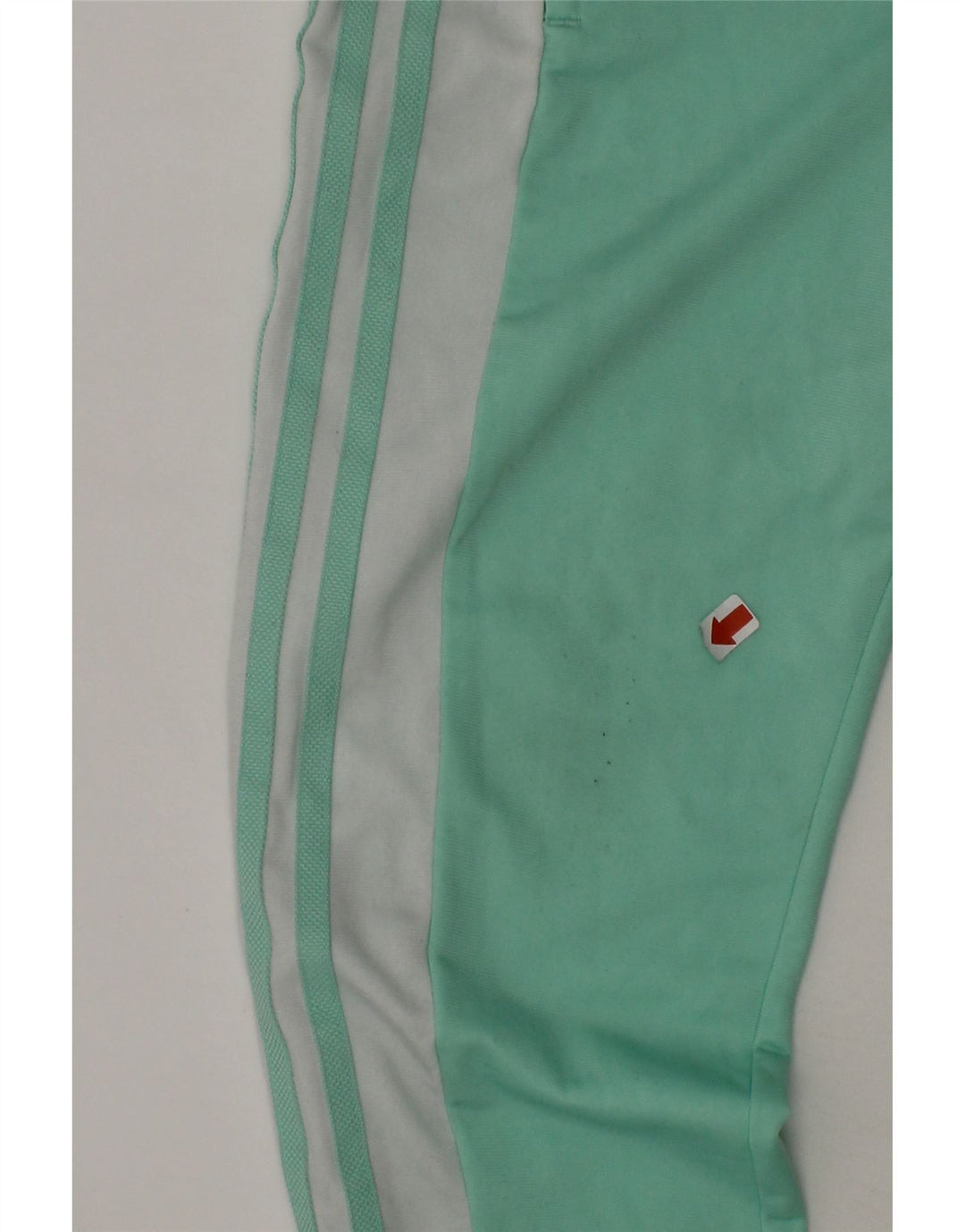 ADIDAS Girls Graphic Tracksuit Trousers 9-10 Years  Turquoise Colourblock Vintage Adidas and Second-Hand Adidas from Messina Hembry 
