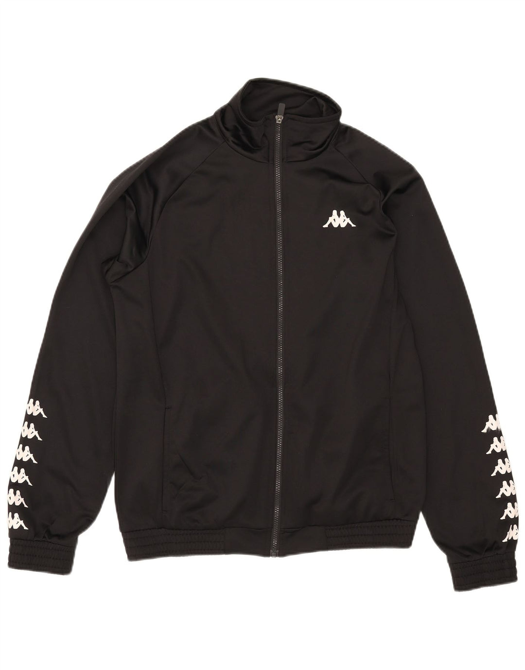 Ανδρική φόρμα γραφική Kappa Top Jacket Μεσαίο Μαύρο Πολυεστέρα