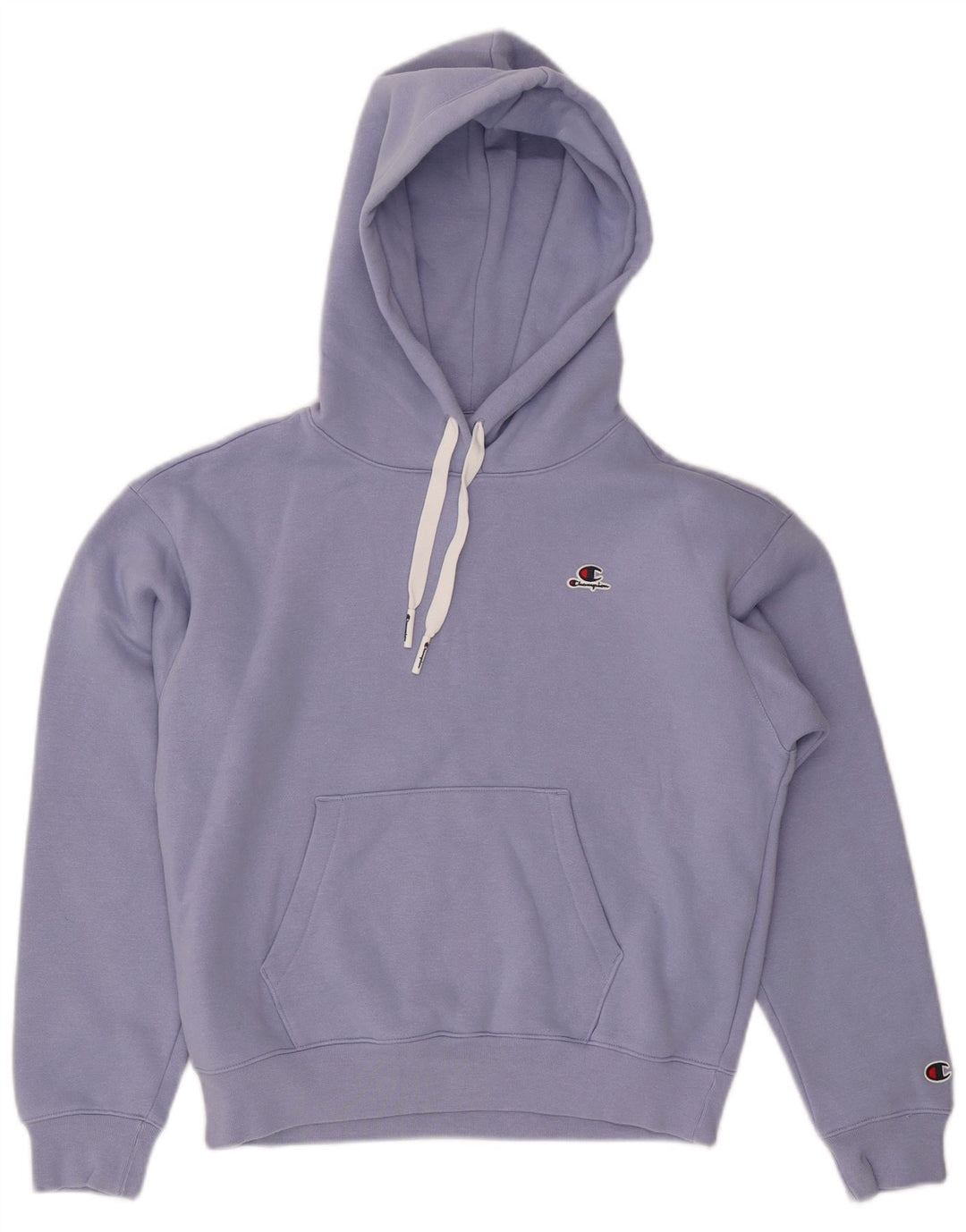 CHAMPION Γυναικείο Hoodie Jumper UK 14 Medium Blue Cotton