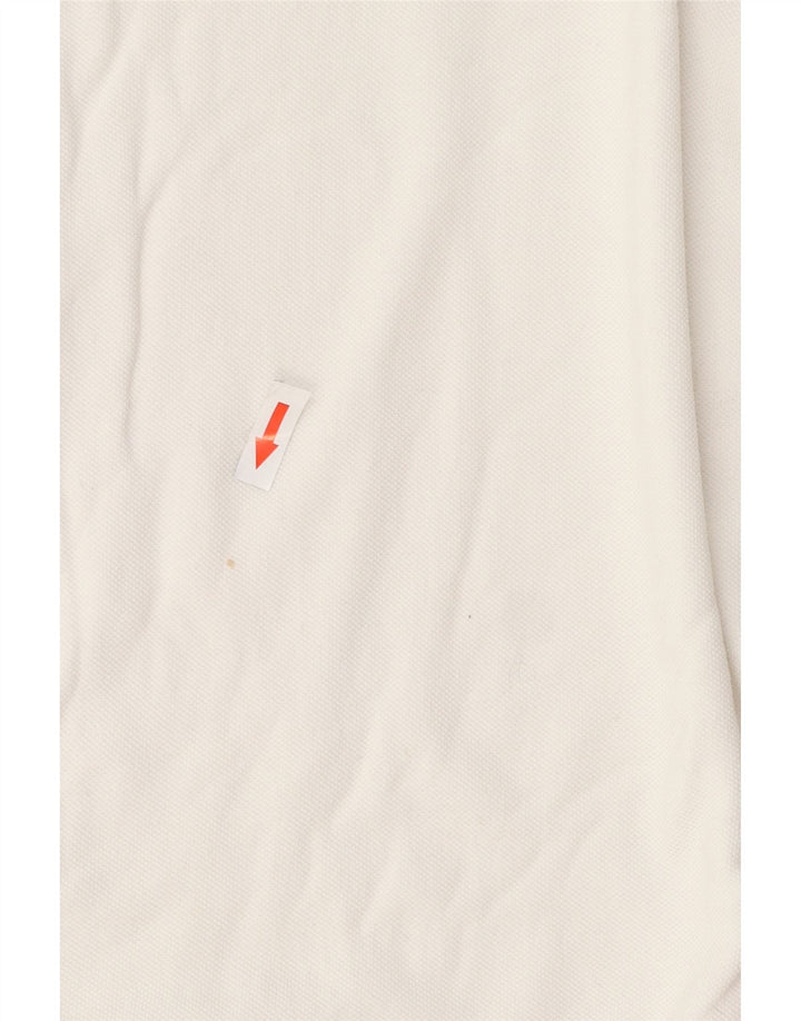 Ανδρικό μπλουζάκι πόλο Crew Clothing, μεσαίο λευκό βαμβακερό