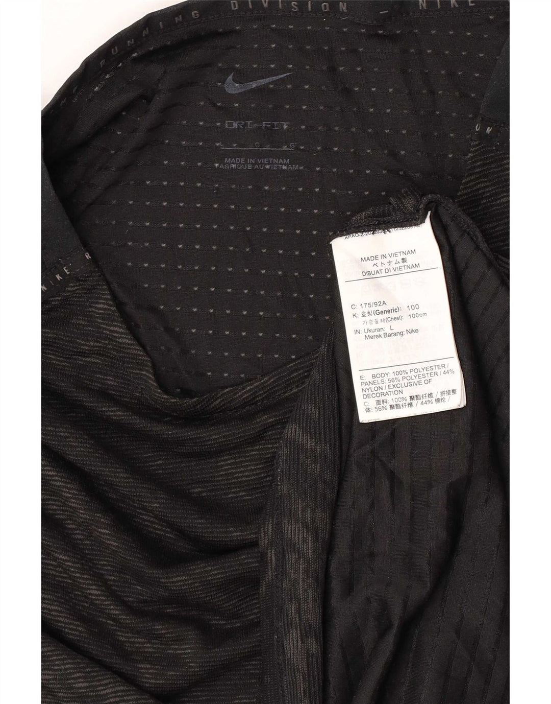 Γυναικείο μπλουζάκι Nike Dri Fit Top UK 14 Large Black