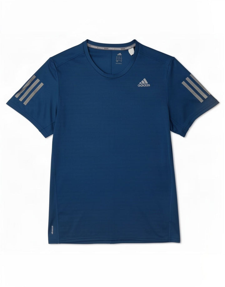 Ανδρικό T-Shirt Adidas Climacool Top Small Blue Polyester