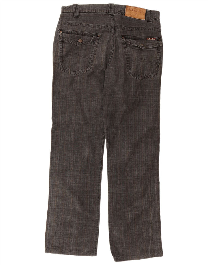 Ανδρικό ίσιο παντελόνι Chino Marlboro Classics W33 L31 Γκρι Ψαροκόκκαλο