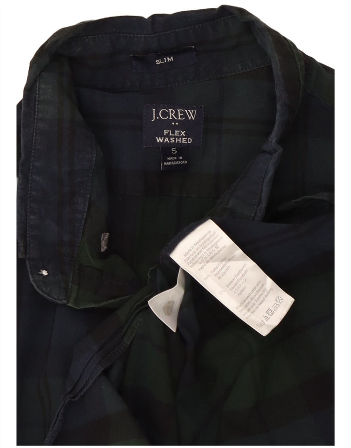 Ανδρικό πουκάμισο J. Crew Slim Small Green Check Cotton