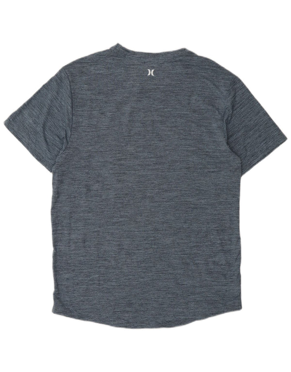 Ανδρικό γραφικό T-Shirt Hurley Κορυφαίο μεσαίο μπλε ναυτικό πολυεστέρας