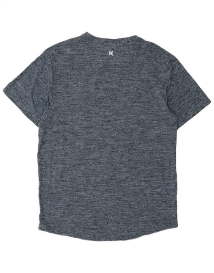 Ανδρικό γραφικό T-Shirt Hurley Κορυφαίο μεσαίο μπλε ναυτικό πολυεστέρας