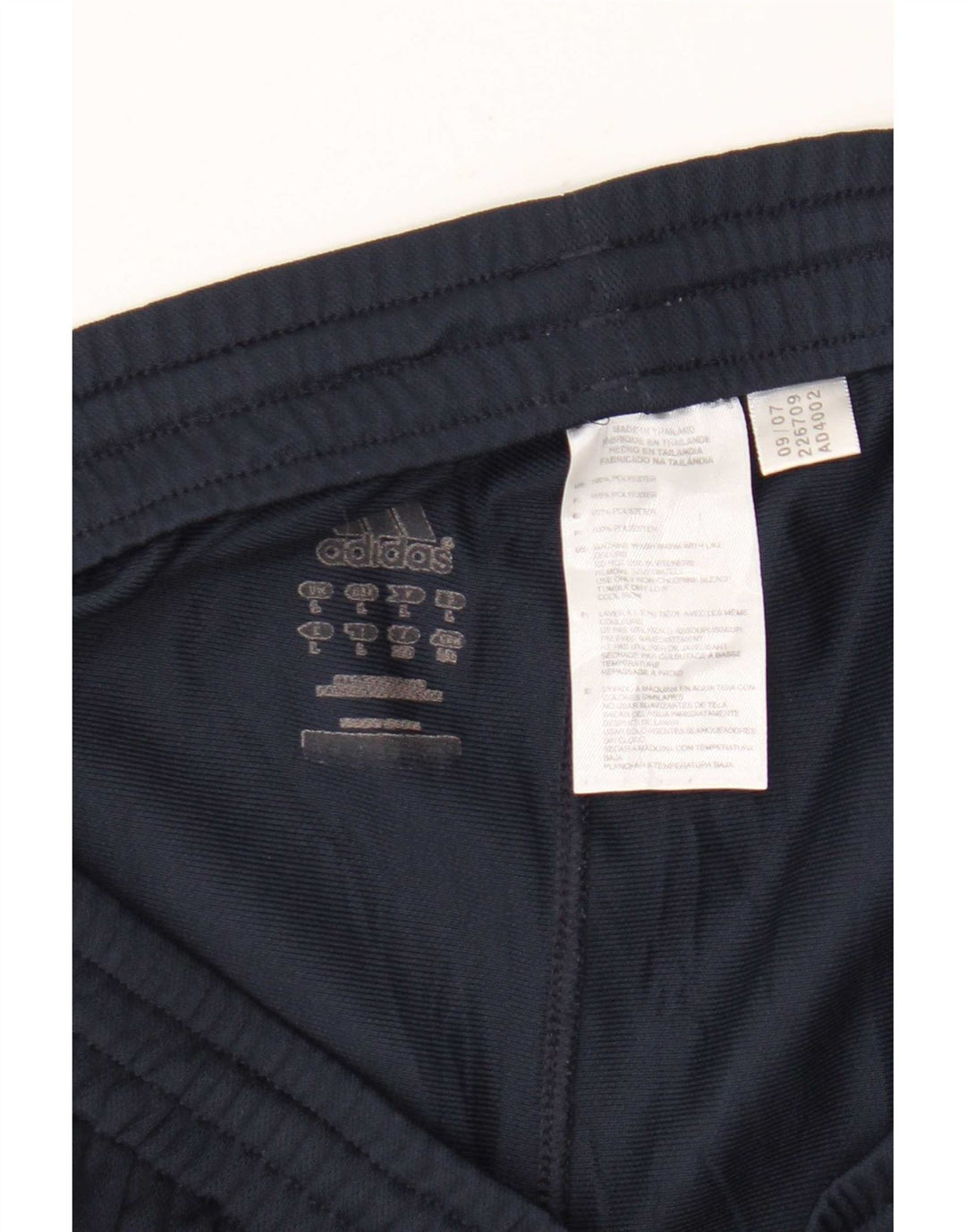 Ανδρικό αθλητικό σορτς Adidas Climalite μεγάλο μπλε ναυτικό πολυεστέρα
