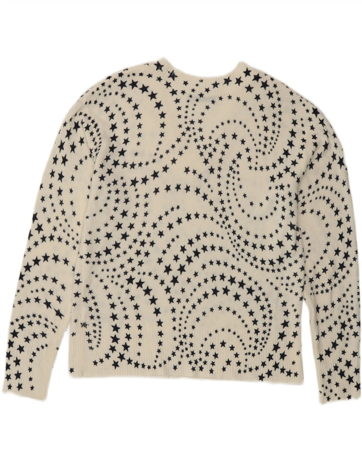 Marks & Spencer Γυναικείο πουλόβερ με λαιμόκοψη UK 14 Large White