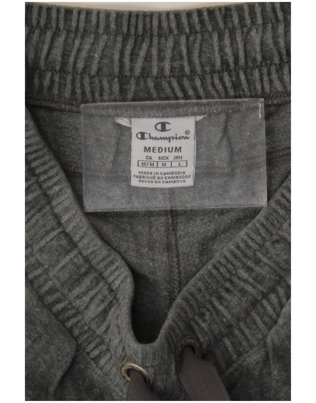 Champion Womens Graphic Velor αθλητική φόρμα UK 12 Medium Grey