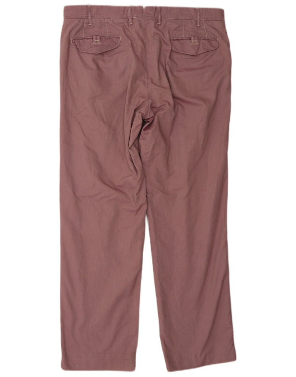 MASSIMO DUTTI Ανδρικό παντελόνι Chino EU 44 Large W34 L31 Pink Classic