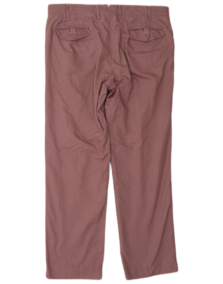 MASSIMO DUTTI Ανδρικό παντελόνι Chino EU 44 Large W34 L31 Pink Classic