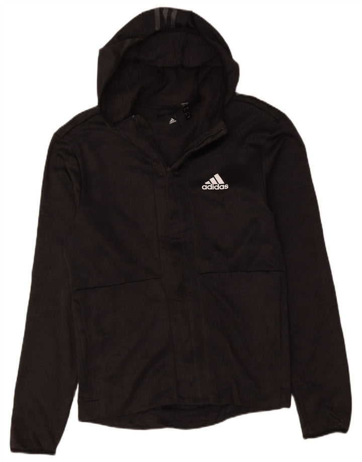Adidas Ανδρική αθλητική φόρμα με κουκούλα Top Jacket Μικρό Γκρι Πολυεστέρας