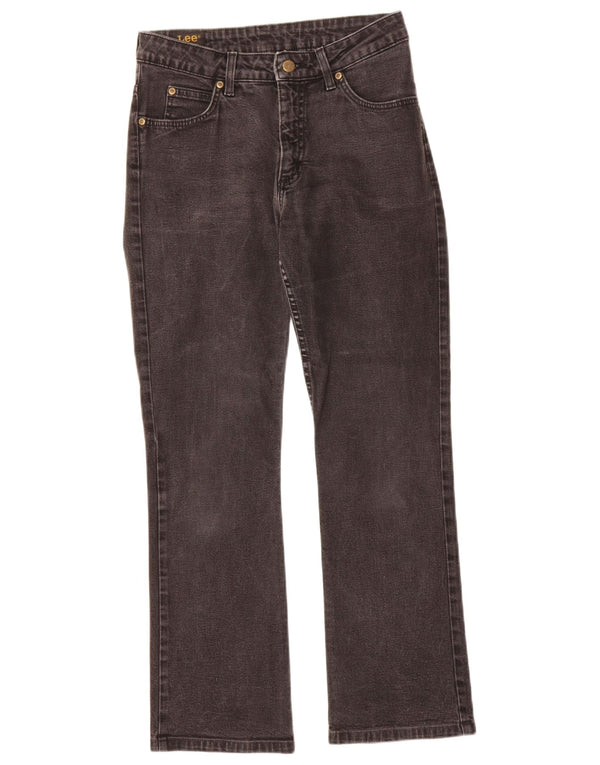 Lee Womens Cameron Straight Jeans W30 L28 Μαύρο βαμβακερό