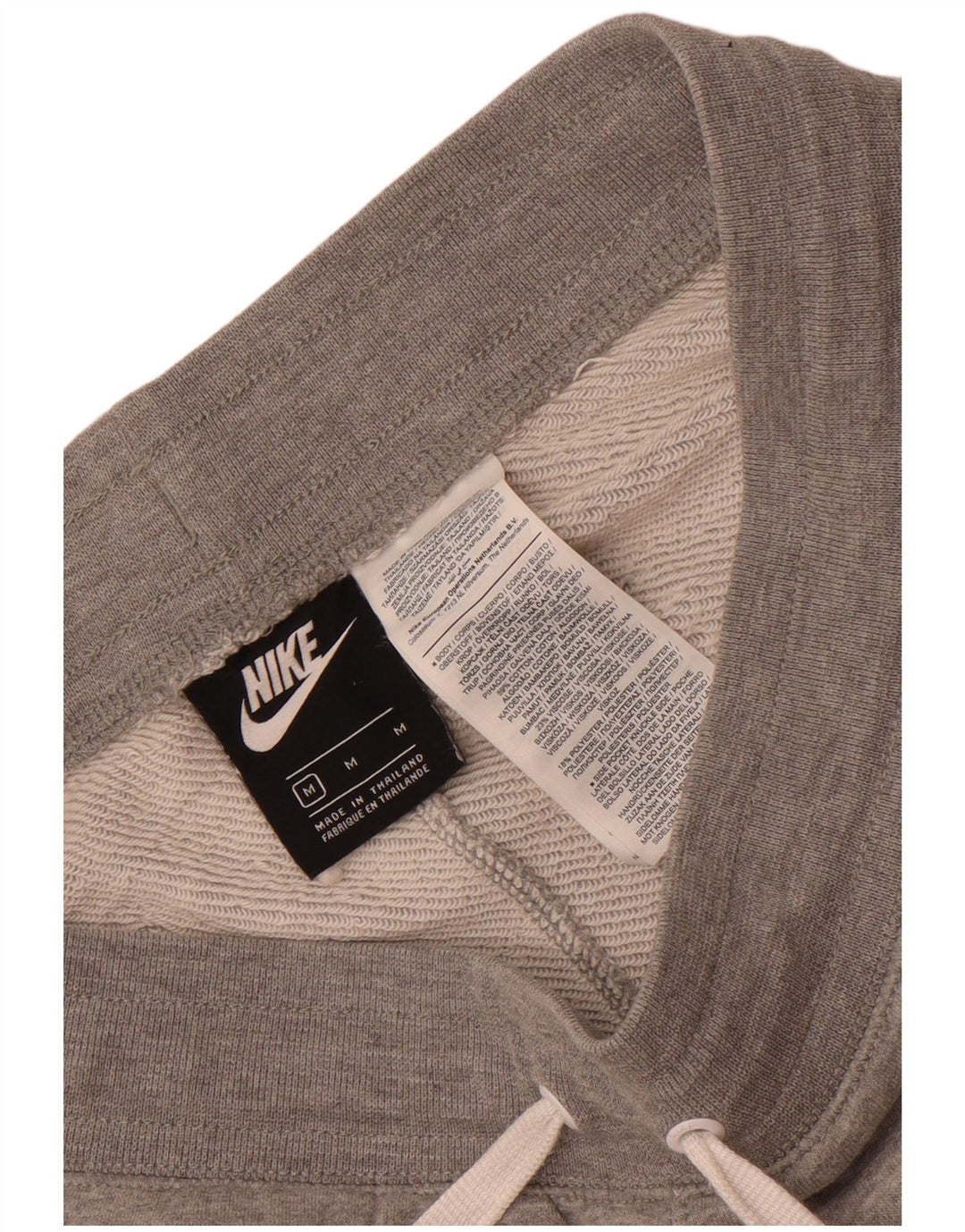 Ανδρικό γραφικό αθλητικό σορτς Nike από μεσαίο γκρι βαμβακερό