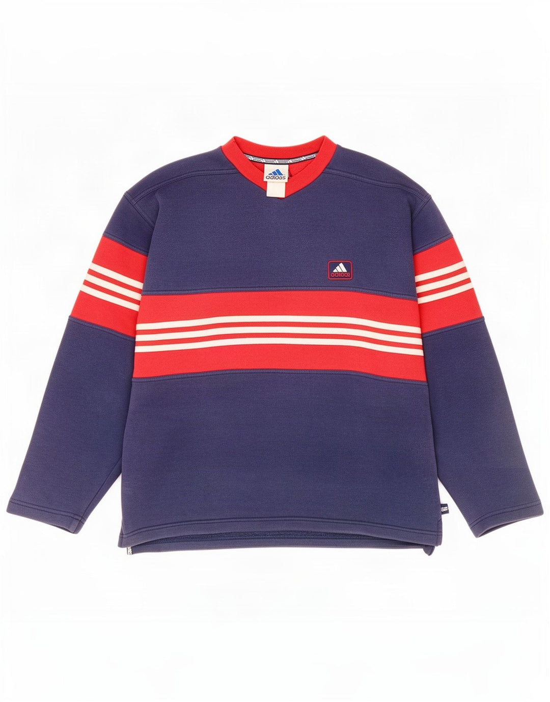 Ανδρικό φούτερ Adidas Jumper Medium Navy Blue Colourblock