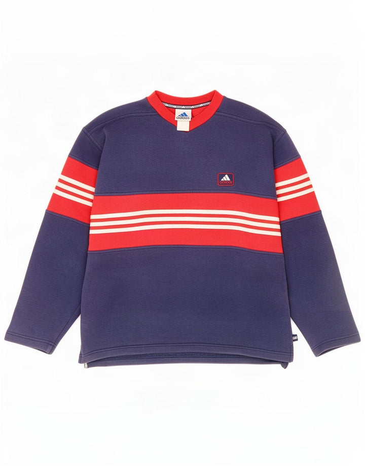 Ανδρικό φούτερ Adidas Jumper Medium Navy Blue Colourblock