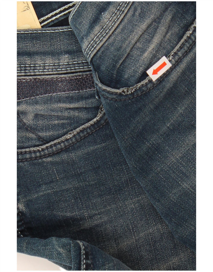 WRANGLER Γυναικεία Stokes Slim Jeans W28 L30 Navy Blue Cotton