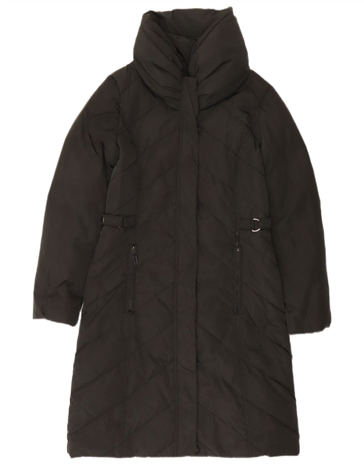 Γυναικείο παλτό Monsoon Longline padded UK 10 Small Black Polyester