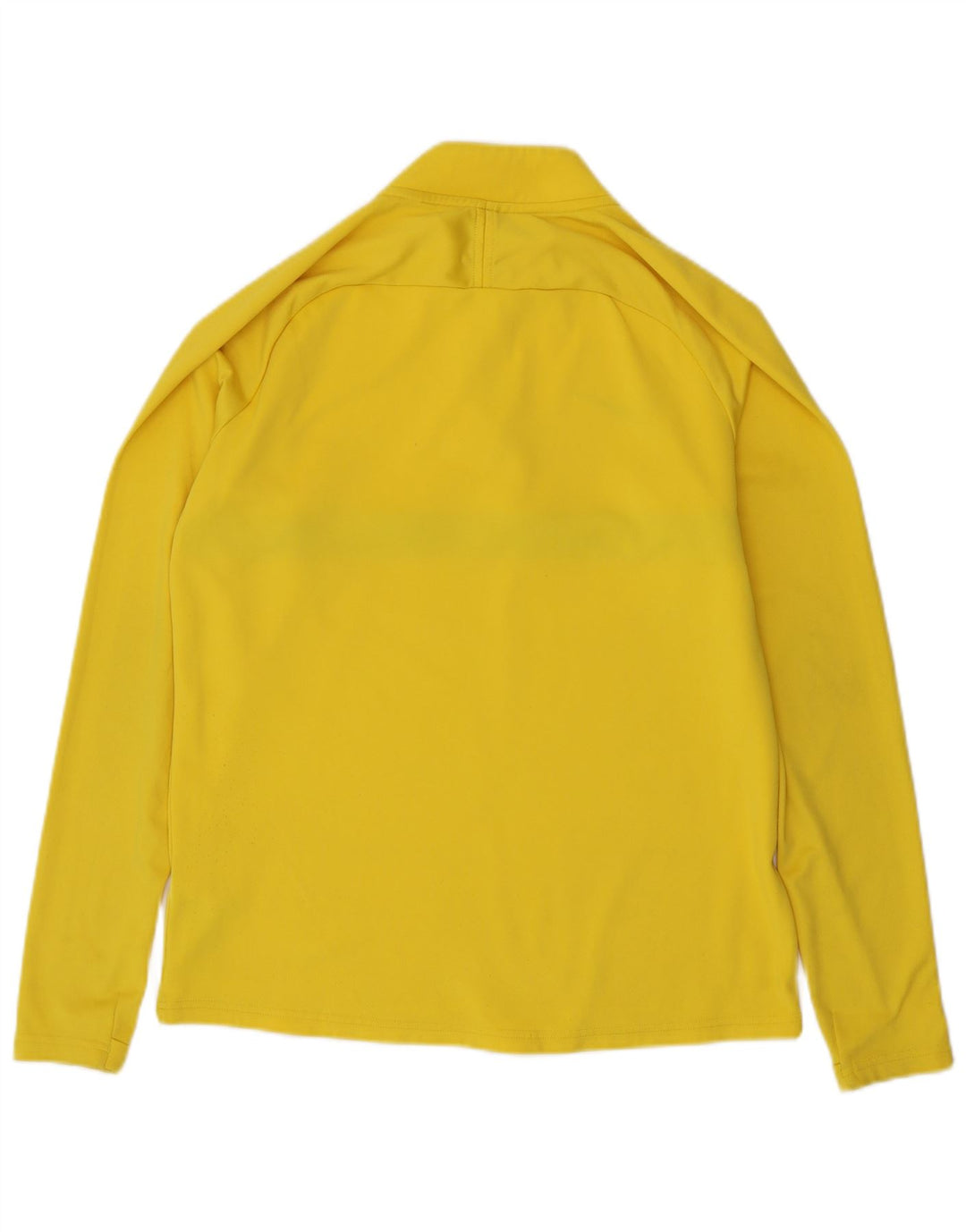 Ανδρική φόρμα Nike Dri Fit με φερμουάρ πουλόβερ στο επάνω μέρος, μεσαίο κίτρινο χρώμα