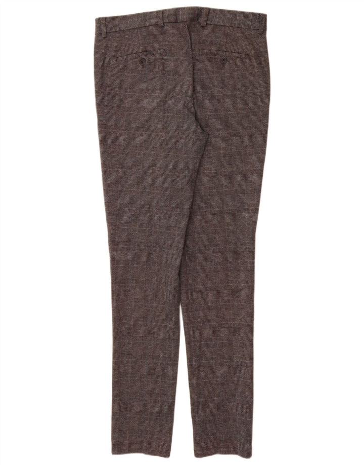 Ανδρικό λεπτό παντελόνι Chino Jack & Jones W32 L34 Γκρι πολυεστέρας Houndstooth
