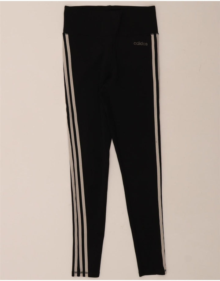 ADIDAS Womens Climalite Tracksuit Trousers UK 12/14 Medium Black Vintage Adidas and Second-Hand Adidas from Messina Hembry 