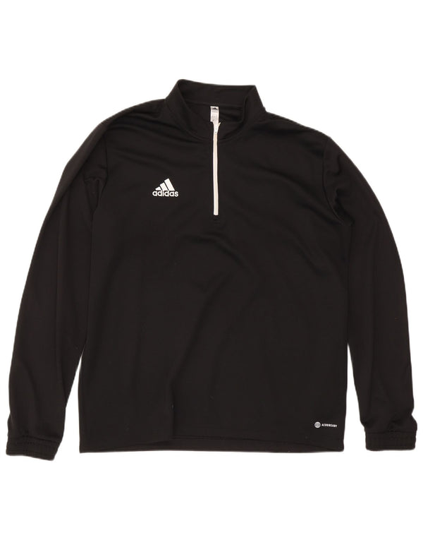 Adidas Ανδρική φόρμα πουλόβερ με φερμουάρ Aeroready Top XL Μαύρο Πολυεστέρας